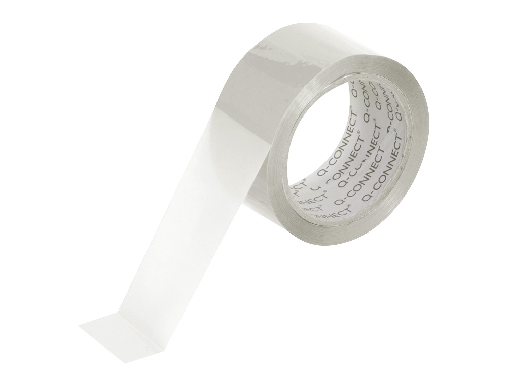 RUBAN ADHESIF Q-CONNECT ECONOMIQUE SPECIAL EMBALLAGE  HAUTE ADHERENCE 50MMX66M      COLORIS TRANSPARENT