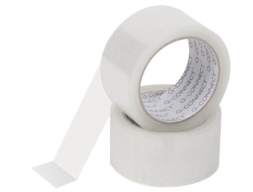 RUBAN ADHESIF Q-CONNECT ECONOMIQUE SPECIAL EMBALLAGE  HAUTE ADHERENCE 50MMX66M      COLORIS TRANSPARENT