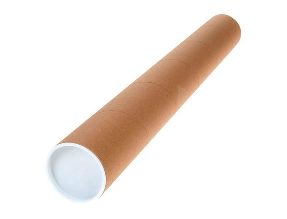 TUBE PORTE-DOCUMENTS Q-CONNECTCARTON ENCOLLE 1,8MM FORMAT   A3/A2 40X430MM COUVERCLE      PLASTIQUE TRES RESISTANT