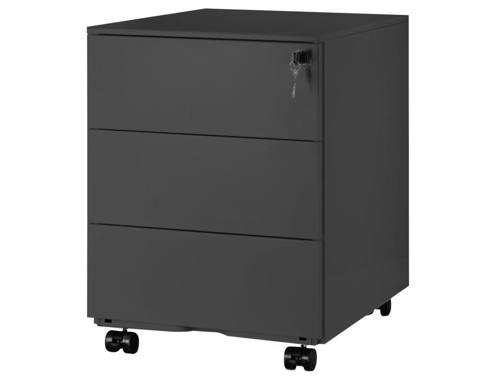 CAISSON MOBILE 3 T. PRO ANTH CAISSON MOBILE - METAL 3 TIROIRS ANTHRACITE
