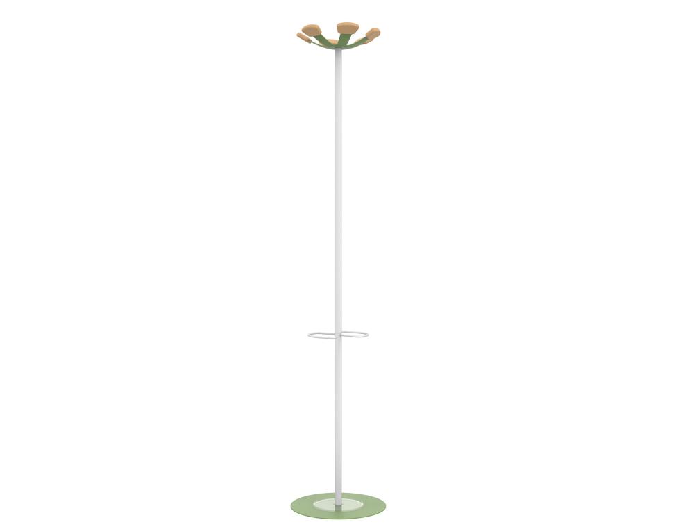 PORTEMANTEAU 6 PATERES UNILUX AURORA BLANC ET VERT